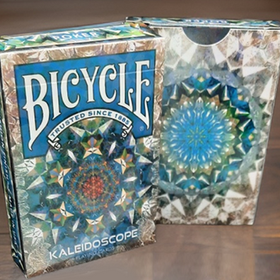 Bicycle Kaleidoscope Blue Playing Cards